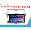 Sistema de Android de navegación GPS de coches de DVD para Toyota Prado 10,1 pulgadas de pantalla táctil con WiFi / TV / USB